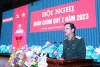 Trường Sĩ quan Chính trị tổ chức Hội nghị Quân chính Quý I năm 2023