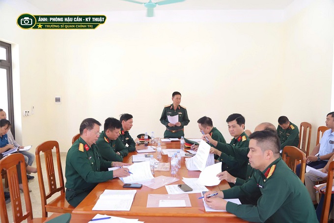 Trường Đại học Chính trị tổ chức  Hội nghị bàn giao trường bắn, thao trường huấn luyện